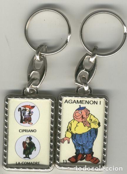 Collectionnisme de portes-cl&eacute;s: Llaveros comic espa&ntilde;ol serie 13: Agamenon - Varios