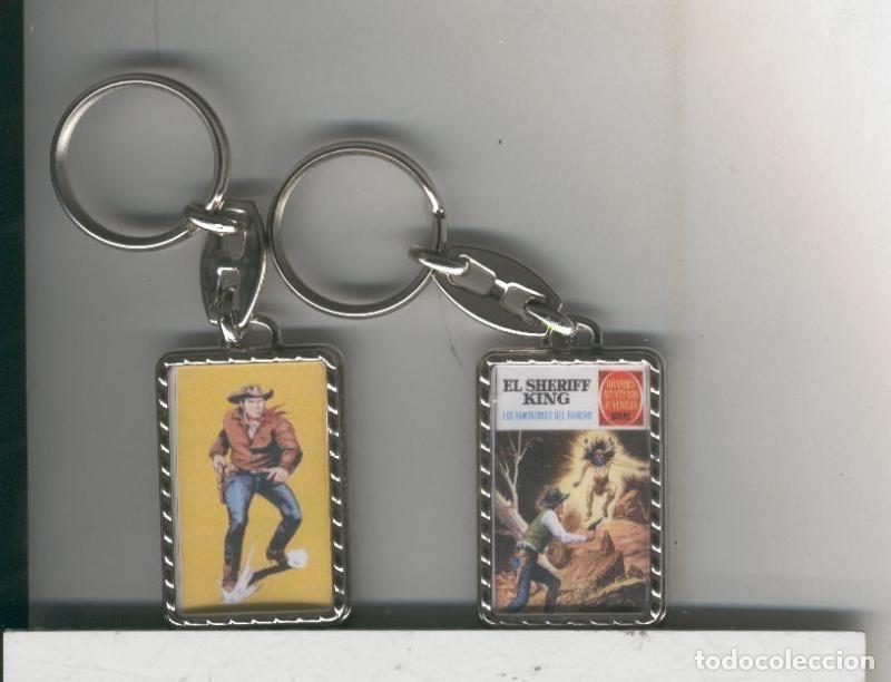Collectionnisme de portes-cl&eacute;s: Llavero El Sheriff King numero 18: Los fantasmas del rancho - Varios