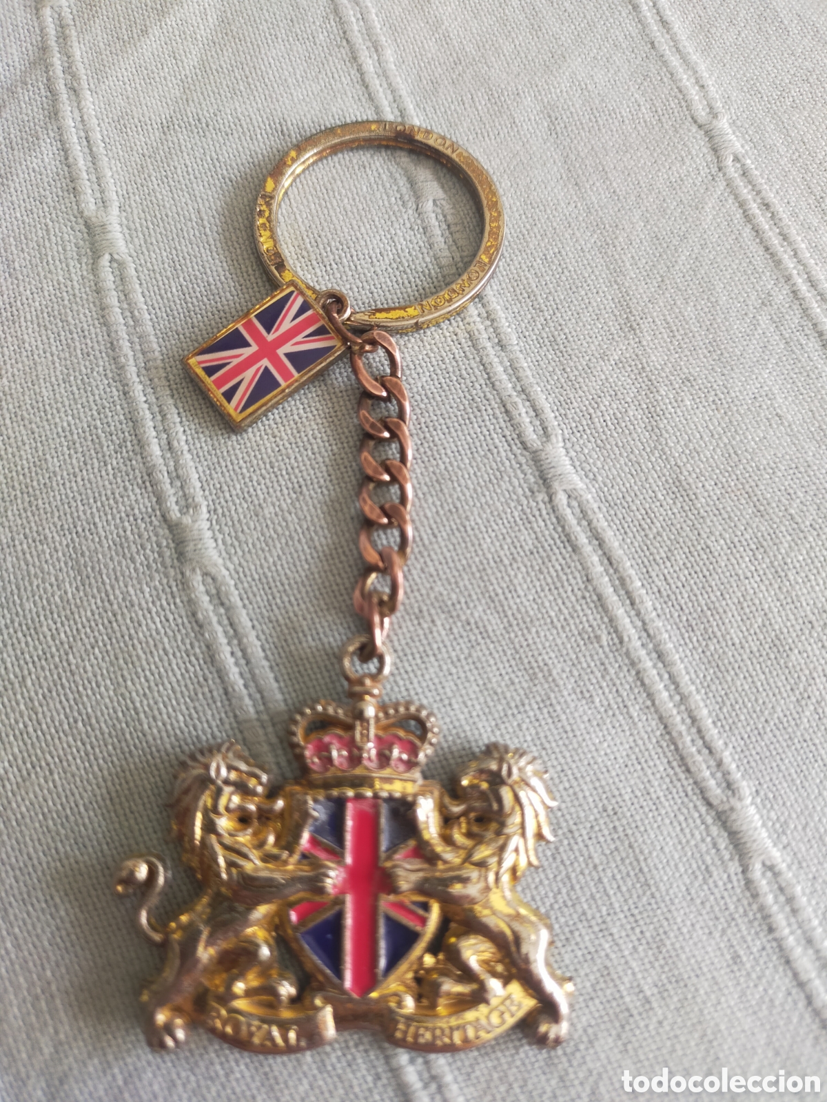 Coleccionismo de llaveros: Llavero met&aacute;lico British Royal Heritage