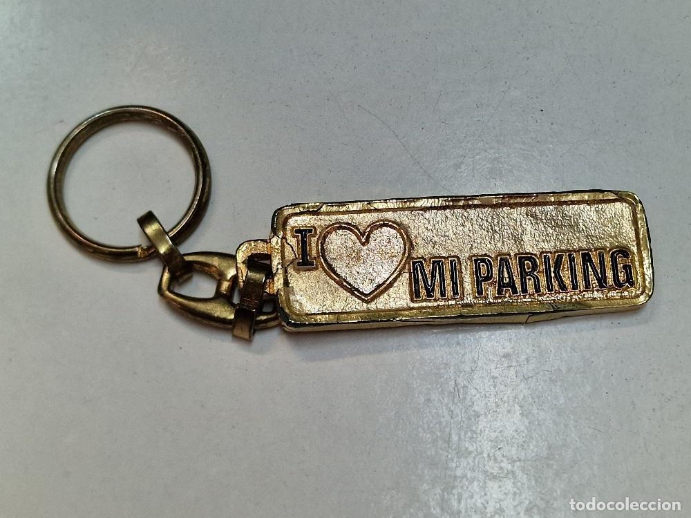 Collectionnisme de portes-cl&eacute;s: Llavero: I Love Mi Parking, venta y alquiler (Barcelona)