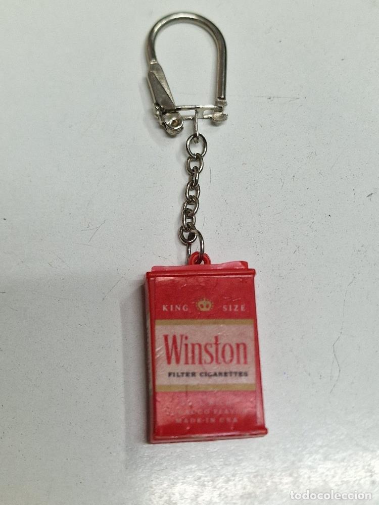 Coleccionismo de llaveros: Llavero: con forma de cajetilla de tabaco Winston