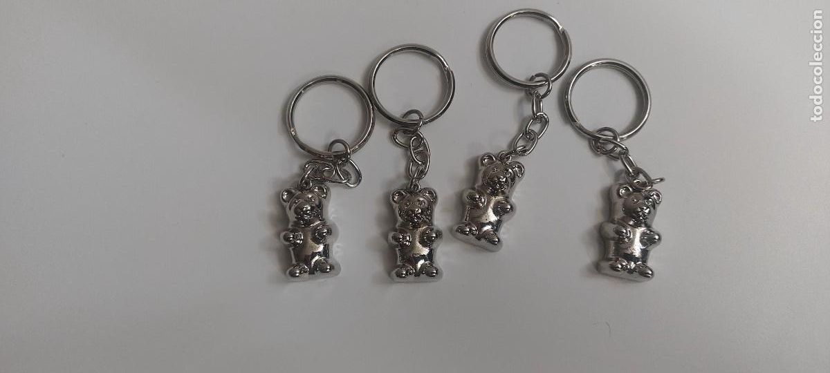Coleccionismo de llaveros: 4 Llaveros Osito Heladio de Mora