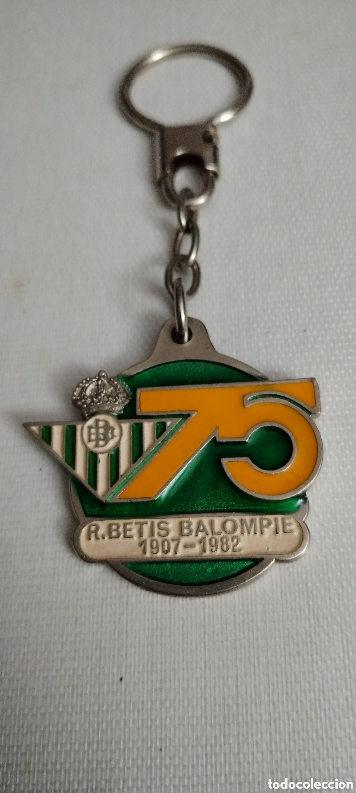 Coleccionismo de llaveros: Llavero Real Betis 75 aniversario