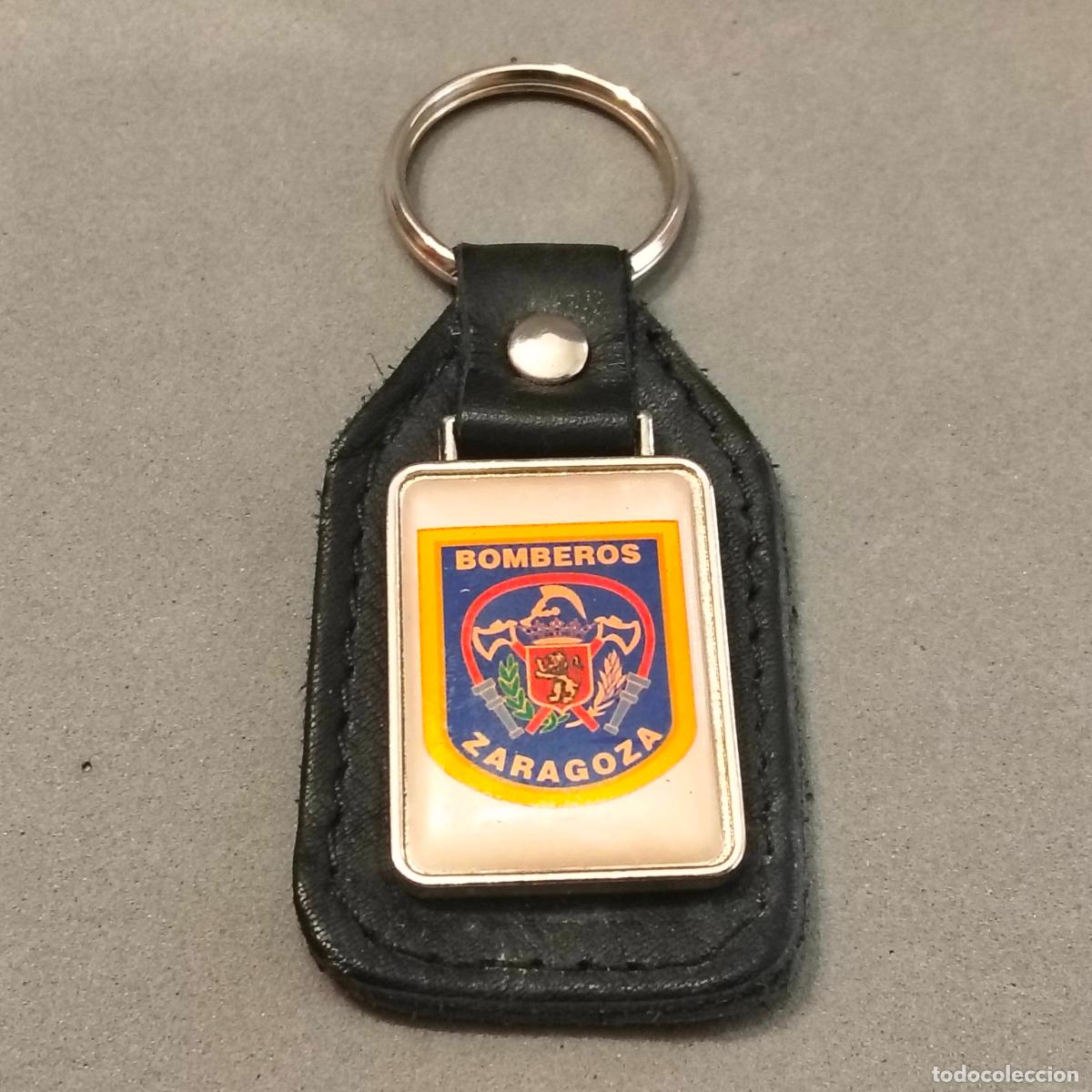 Coleccionismo de llaveros: Antiguo llavero de la Asociaci&oacute;n Cultural del Cuerpo de Bomberos de Zaragoza