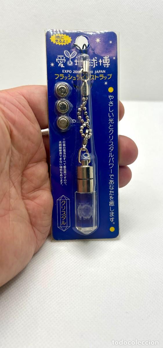 Coleccionismo de llaveros: 3708.LLAVERO MINI LINTERNA DE CRISTAL (FLASHLIGHT STRAP) DE LA EXPO 2005 DE AICHI, JAP&Oacute;N