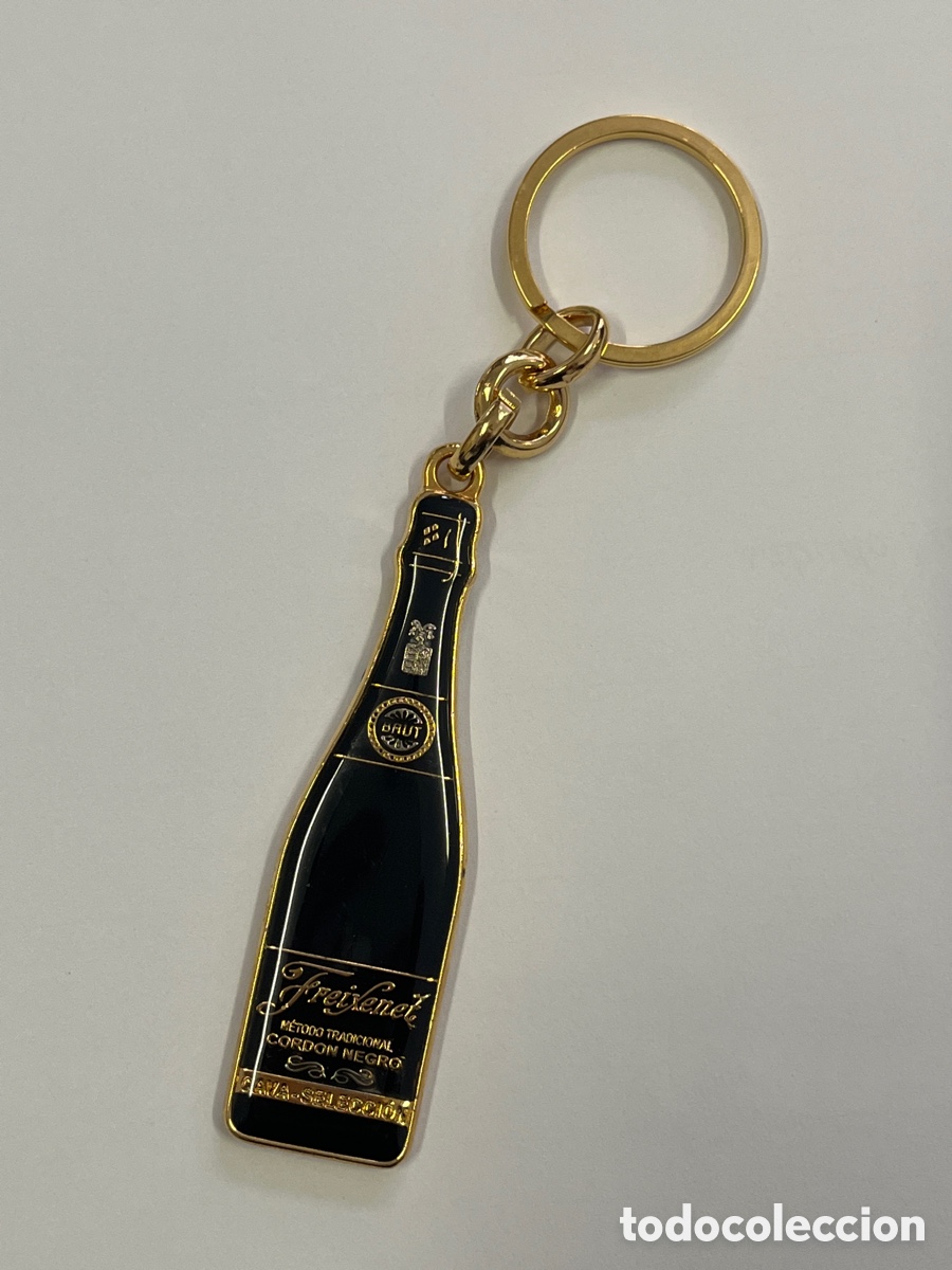 Coleccionismo de llaveros: Freixenet cord&oacute;n negro llavero publicidad