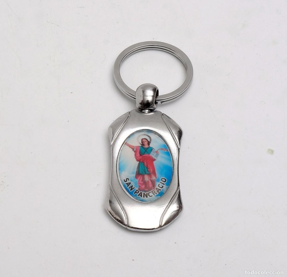 Coleccionismo de llaveros: Llavero met&aacute;lico de San Pancracio