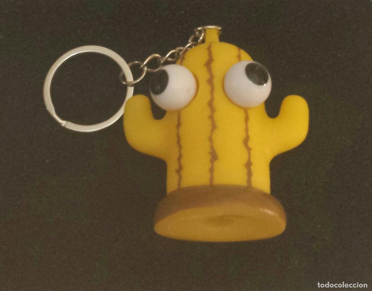 Coleccionismo de llaveros: LLAVERO PERSONAJE EN FORMA DE CACTUS