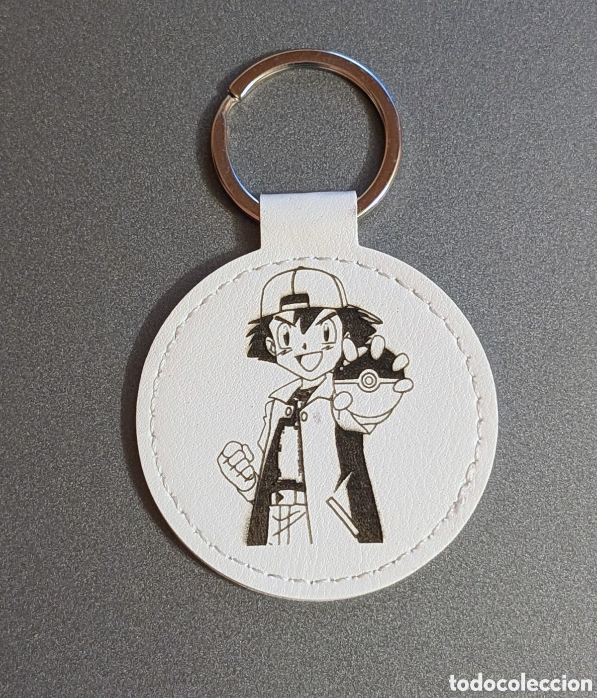 Coleccionismo de llaveros: Llavero de piel Ash. Pok&eacute;mon