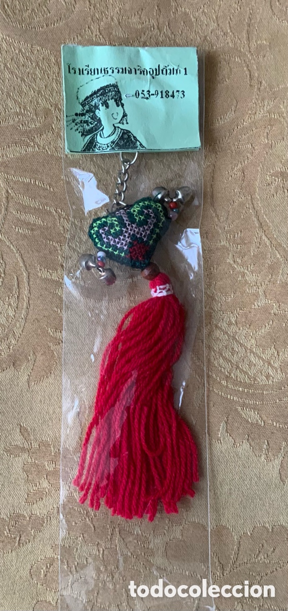 Coleccionismo de llaveros: LLAVERO PARA BOLSO CORAZON, HECHO EN TAILANDIA