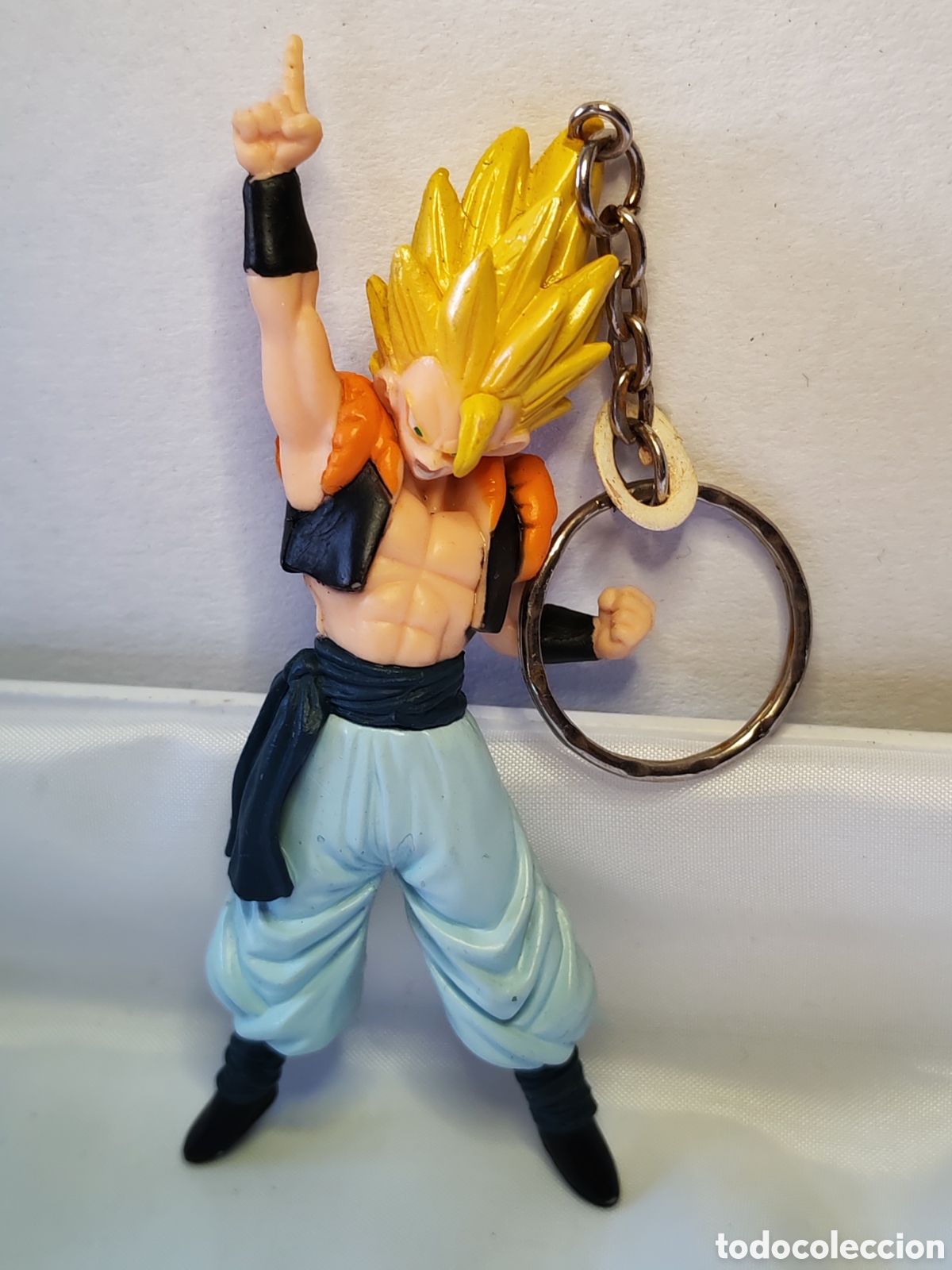 Coleccionismo de llaveros: LLavero Gogeta (Super Saiyan). Dragon Ball Zeta. Bandai.