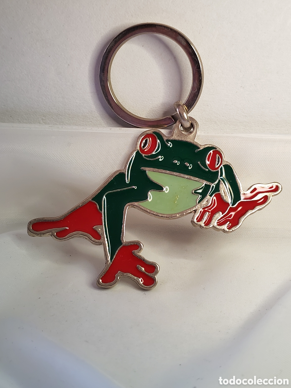 Coleccionismo de llaveros: Llavero Rana verde de ojos rojos. Selvas tropicales de centroamerica. (CL)