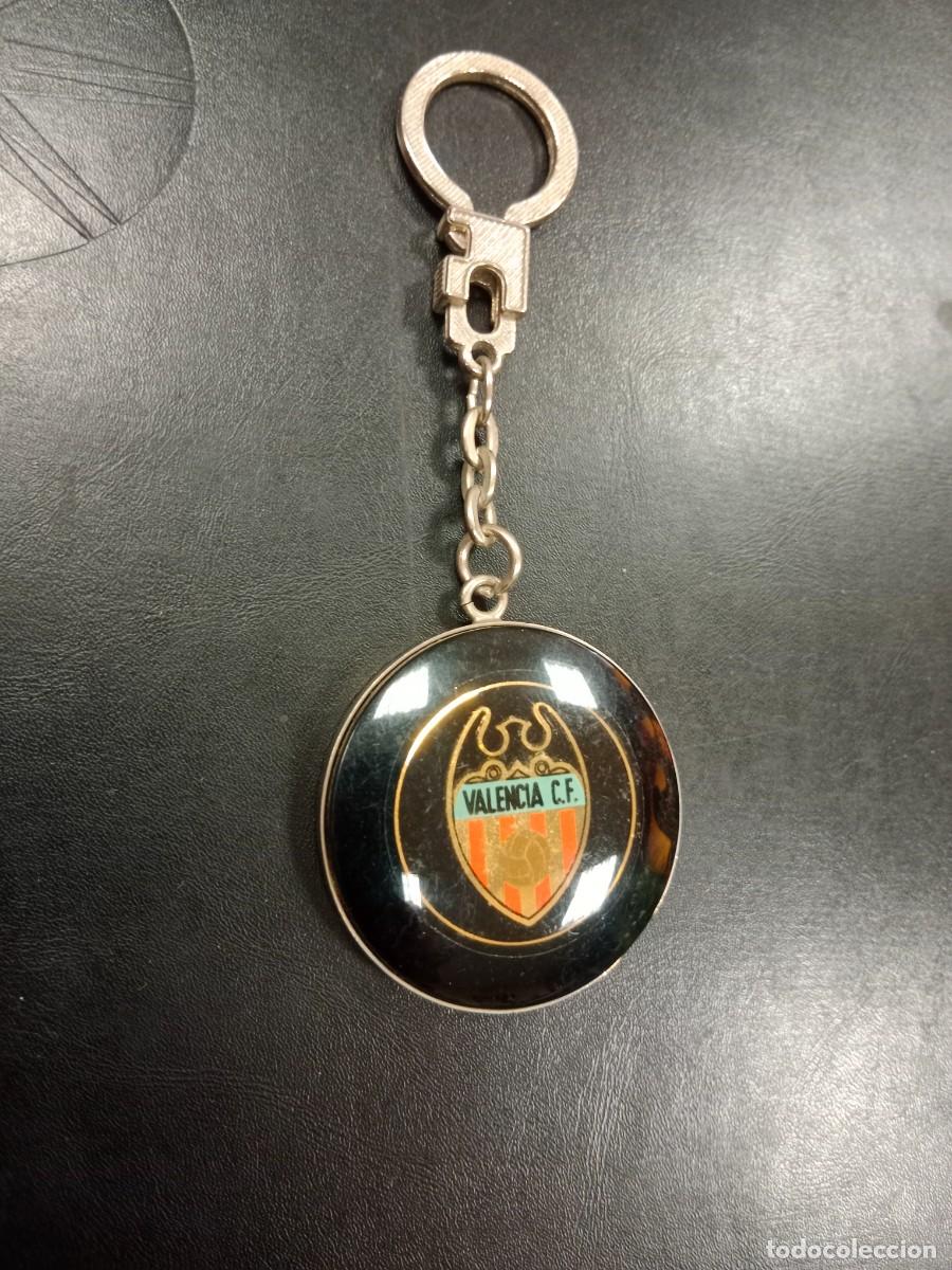 Coleccionismo de llaveros: ANTIGUO LLAVERO A&Ntilde;OS 70/80 - VALENCIA CF - METACRILATO LUPA - GRAN TAMA&Ntilde;O - 4,5 CM DIAMETRO