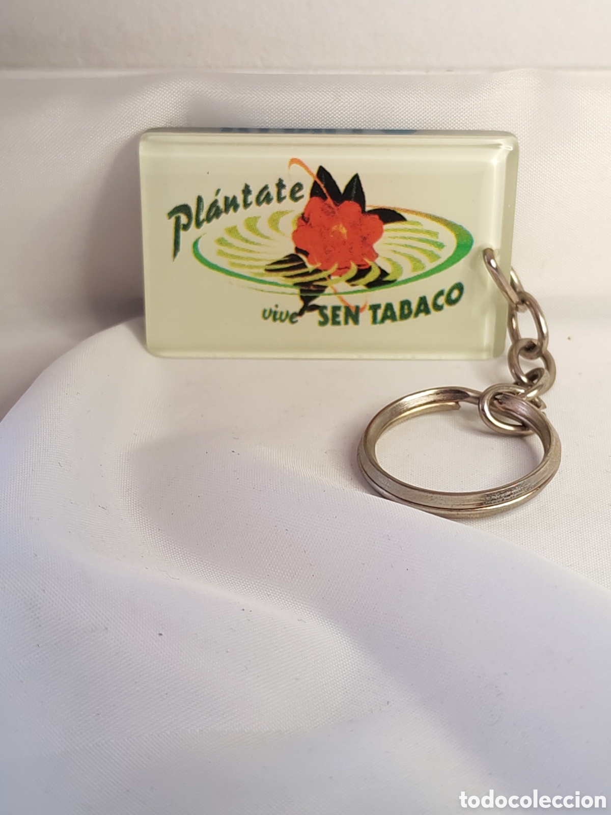 Coleccionismo de llaveros: Llavero &rdquo;Plantate sen Tabaco&rdquo;. Xunta de Galicia. 2000. (CL)