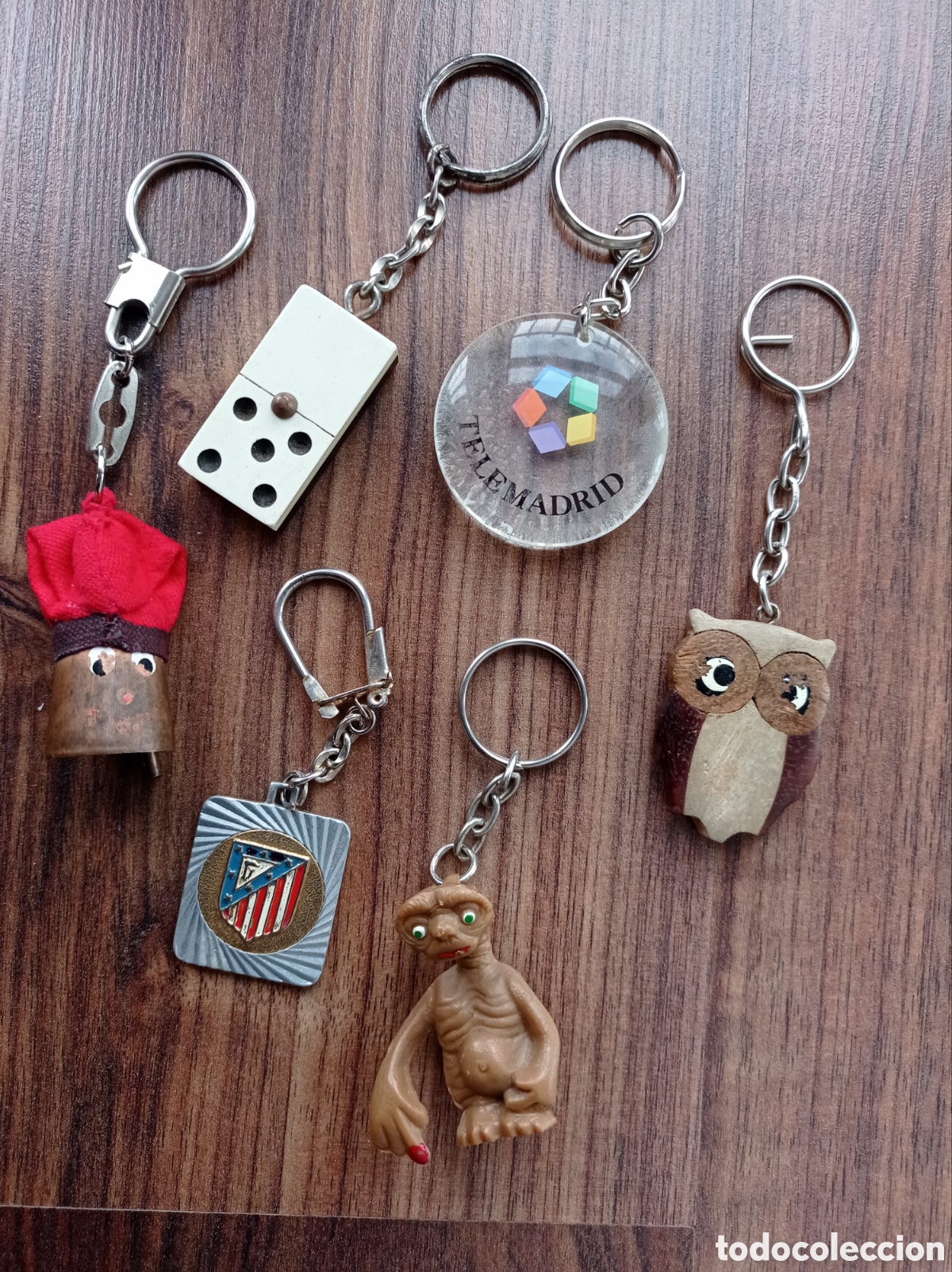 Coleccionismo de llaveros: Lote de 6 llaveros variados