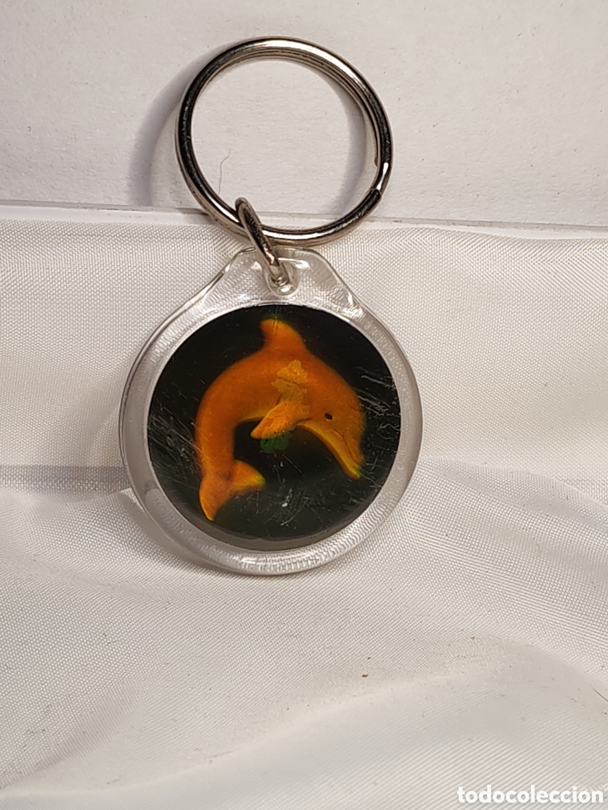Coleccionismo de llaveros: Llavero delfin. Vintage. Tridimensional. (CL)