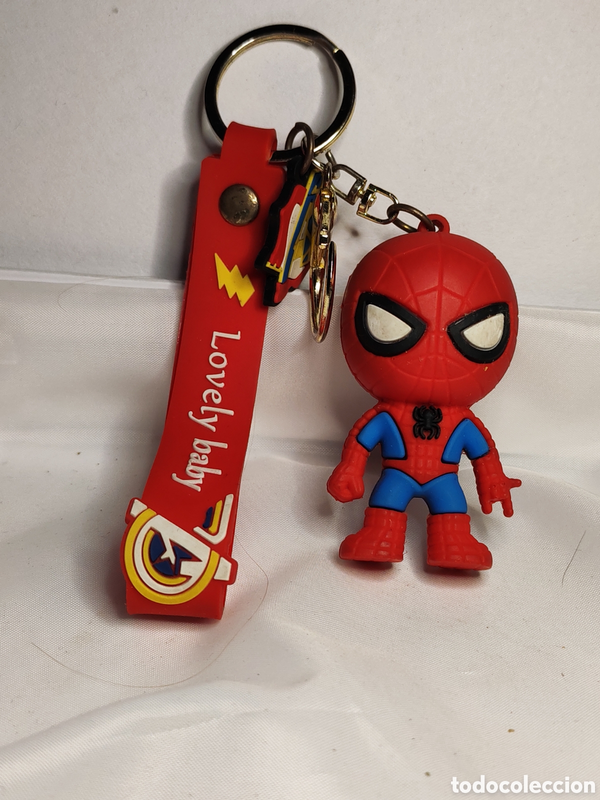 Coleccionismo de llaveros: Llavero Spiderman silicona. Estilo Animado. (CL)