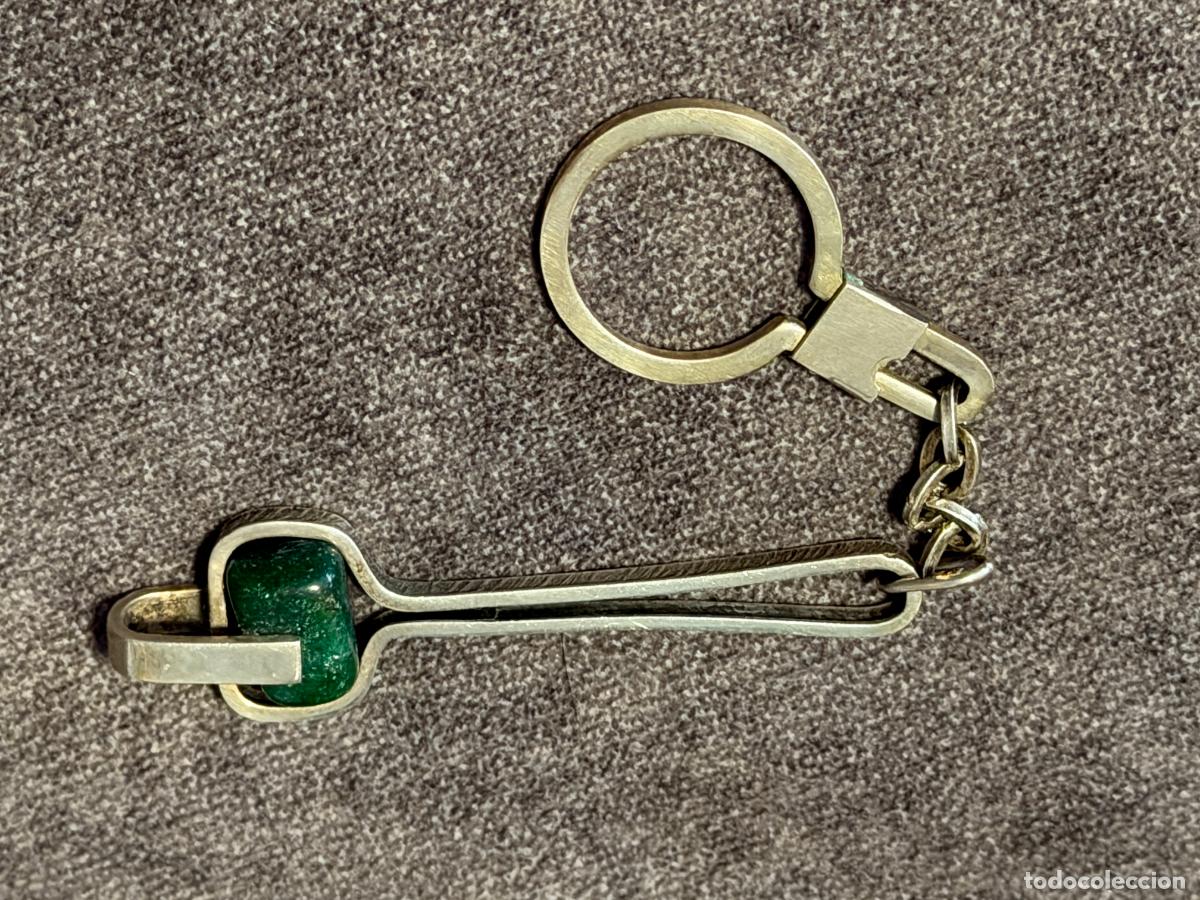 Coleccionismo de llaveros: llavero de plata de ley , escultura , vintage ,