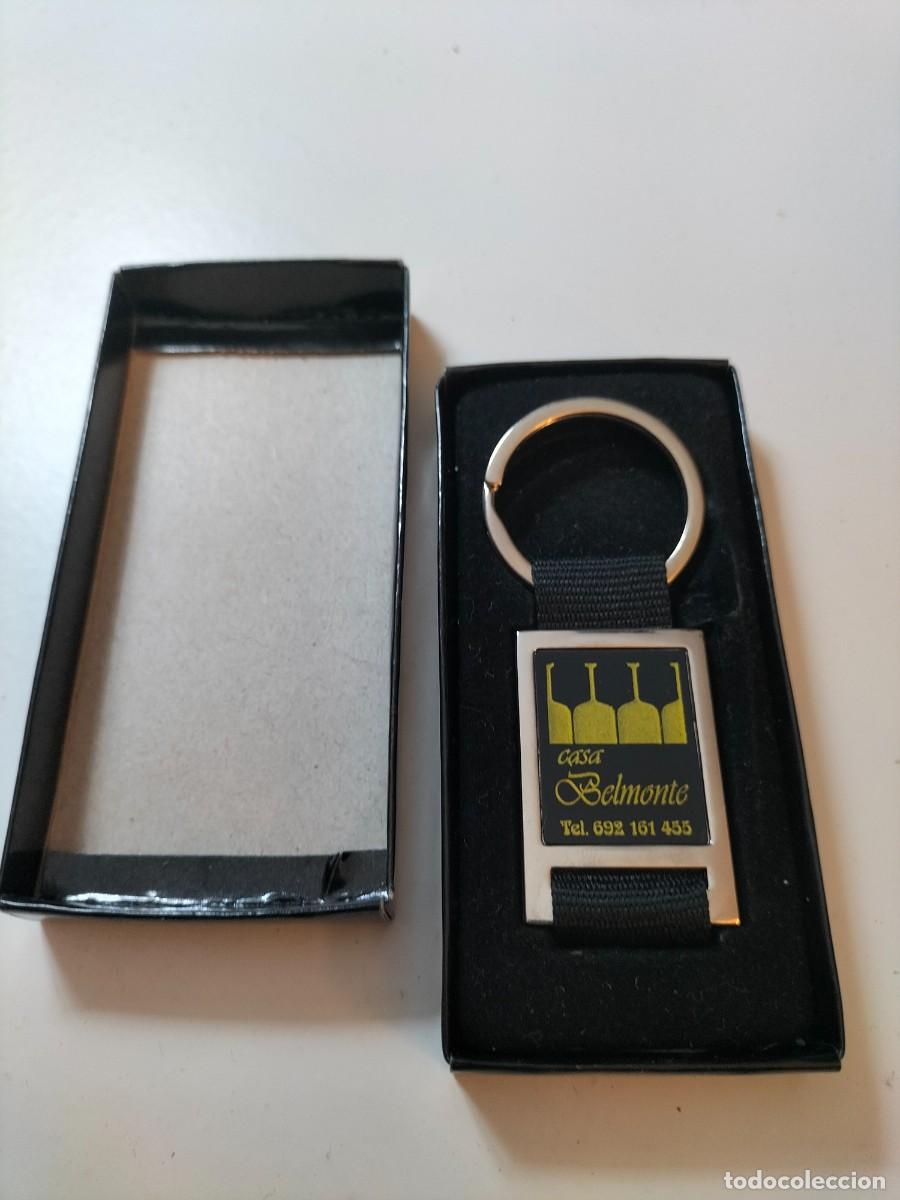Coleccionismo de llaveros: Elegante llavero en acero en su caja sin estrenar