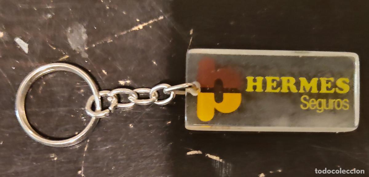 Coleccionismo de llaveros: ANTIGUO LLAVERO hermes seguros
