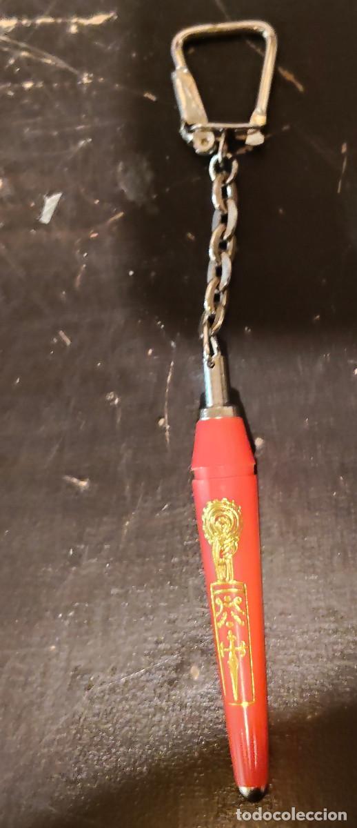Coleccionismo de llaveros: llavero tipo bol&iacute;grafo vintage - rojo
