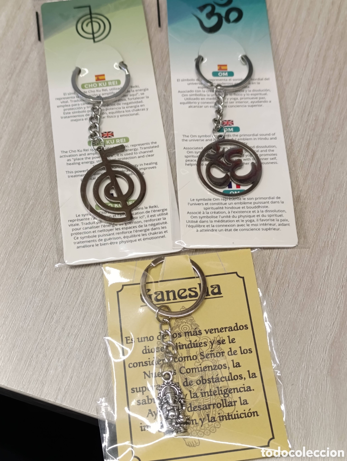 Coleccionismo de llaveros: Lote de 3 llaveros zen