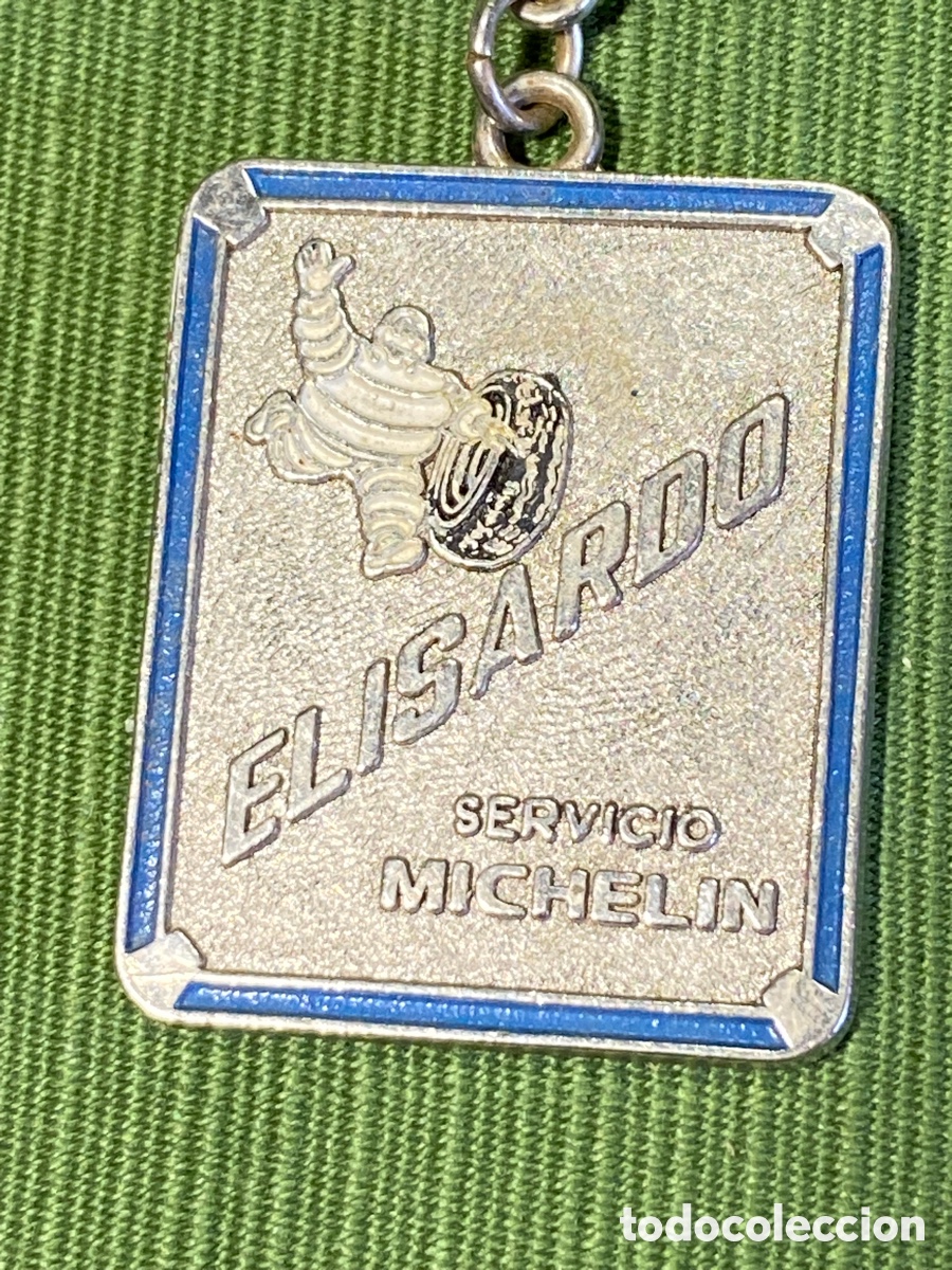 Coleccionismo de llaveros: Raro llavero Elisardo. Servicio Michelin. - Foto 2