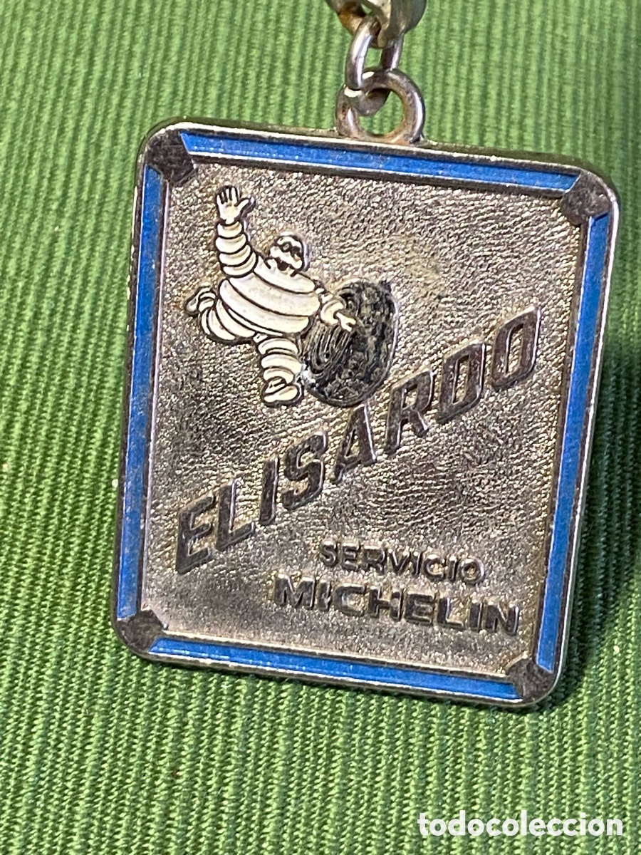 Coleccionismo de llaveros: Raro llavero Elisardo. Servicio Michelin. - Foto 3