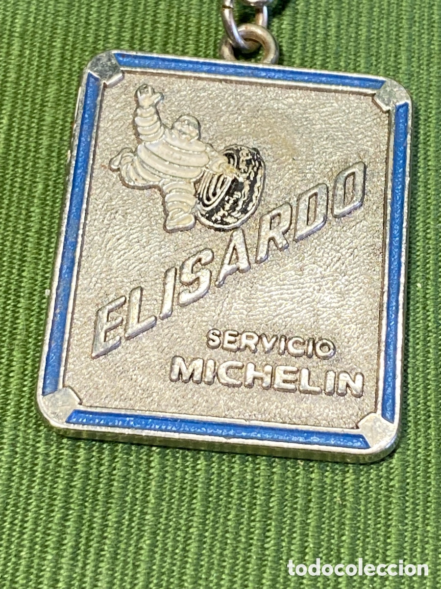 Coleccionismo de llaveros: Raro llavero Elisardo. Servicio Michelin. - Foto 1