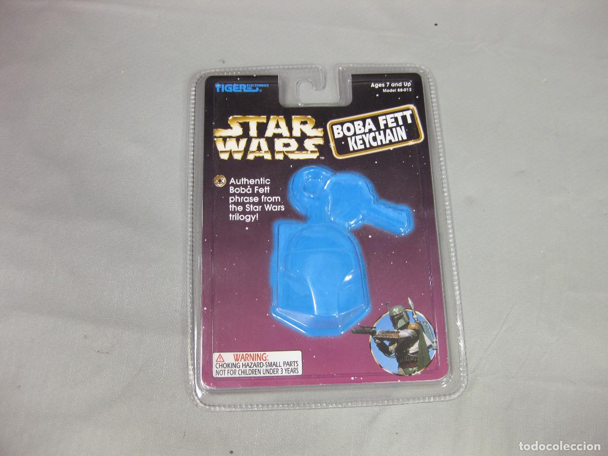 Coleccionismo de llaveros: BLISTER DEL LLAVERO STAR WARS BOBA FETT KEYCHAIN. TIGER ELECTRONICS. 1997