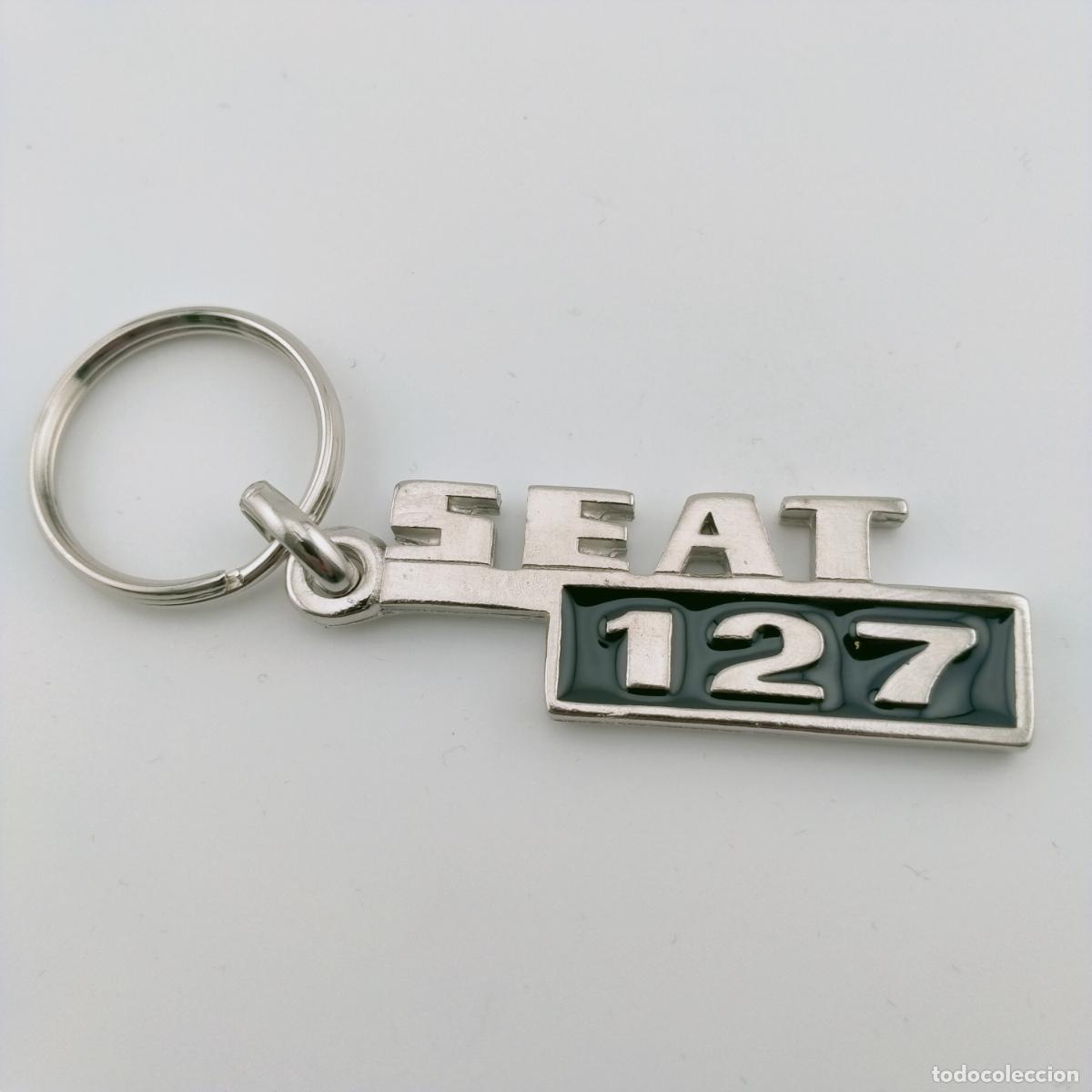Coleccionismo de llaveros: llavero seat 127 niquel