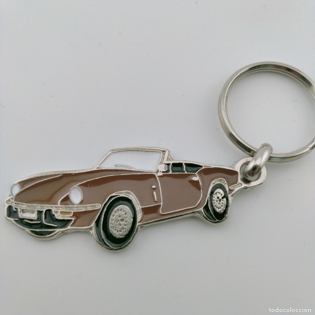 Coleccionismo de llaveros: llavero triumph spitfire marr&oacute;n - Foto 1