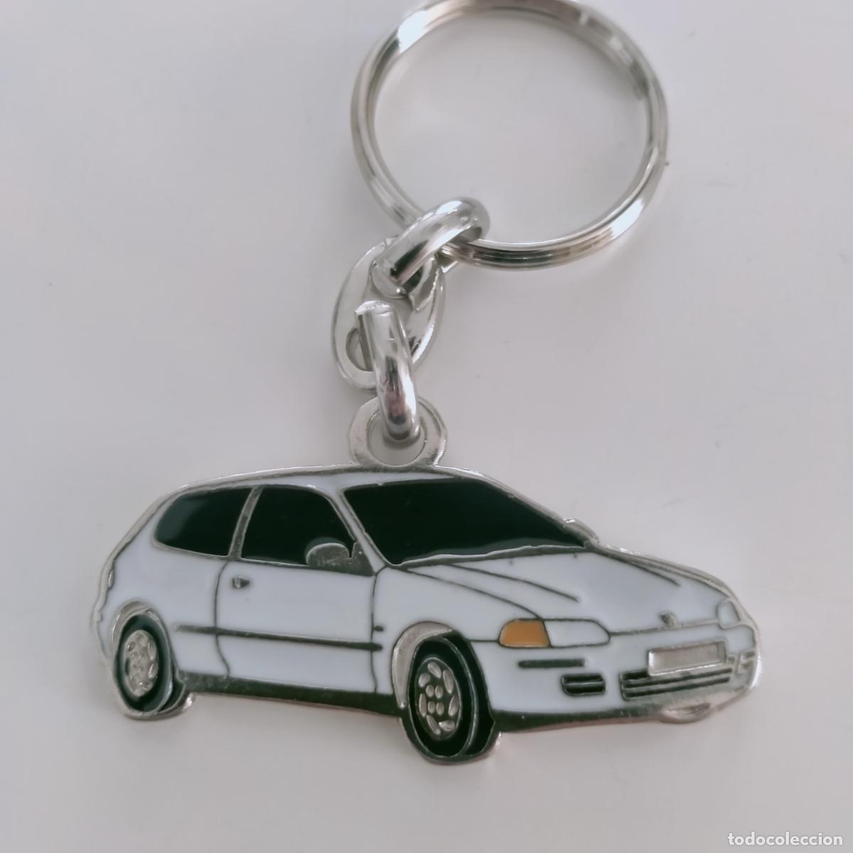 Coleccionismo de llaveros: llavero honda civic blanco