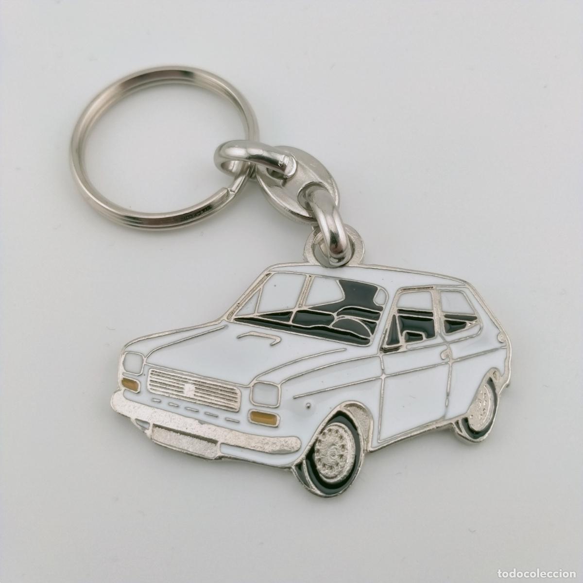 Coleccionismo de llaveros: llavero seat 127 blanco