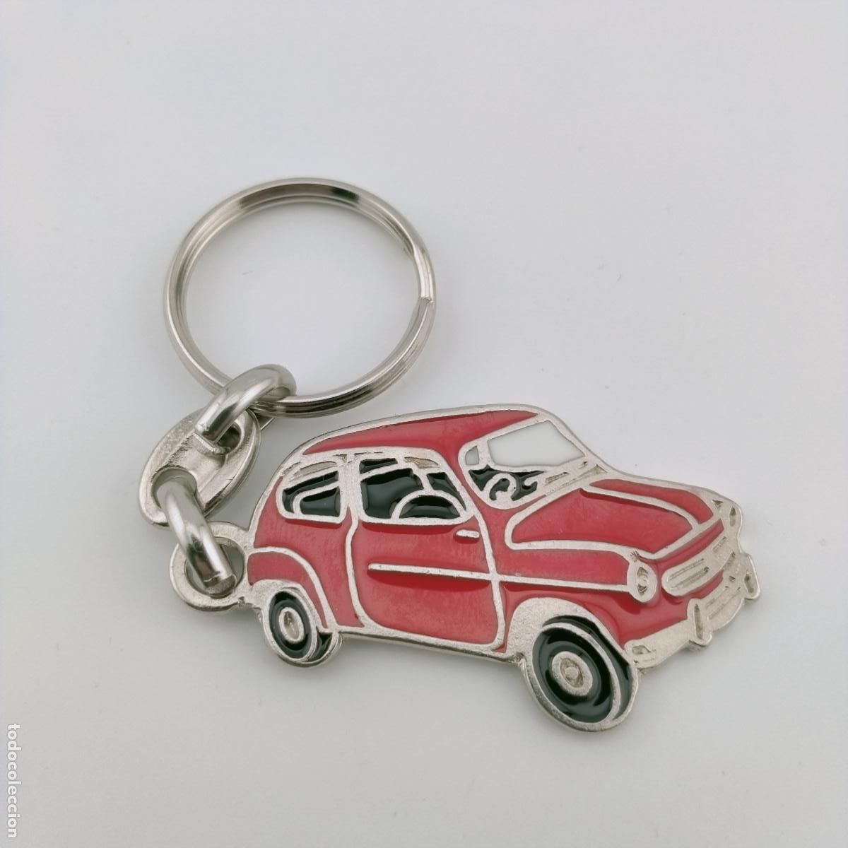 Coleccionismo de llaveros: llavero seat 600 rojo