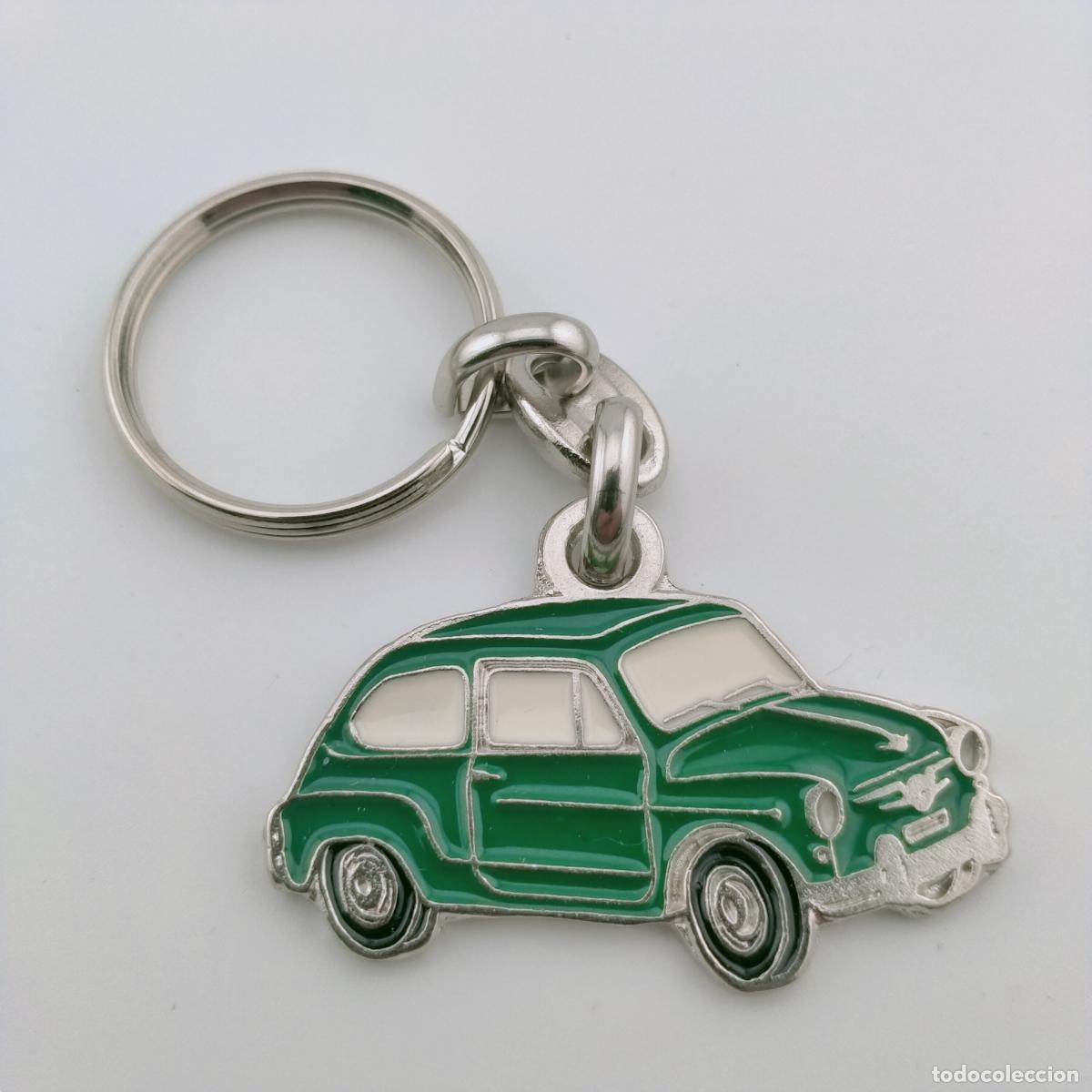 Coleccionismo de llaveros: llavero seat 600 verde