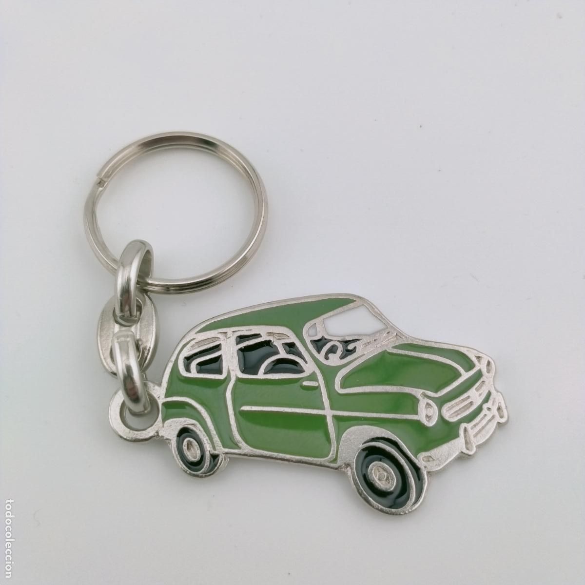Coleccionismo de llaveros: llavero seat 600 verde