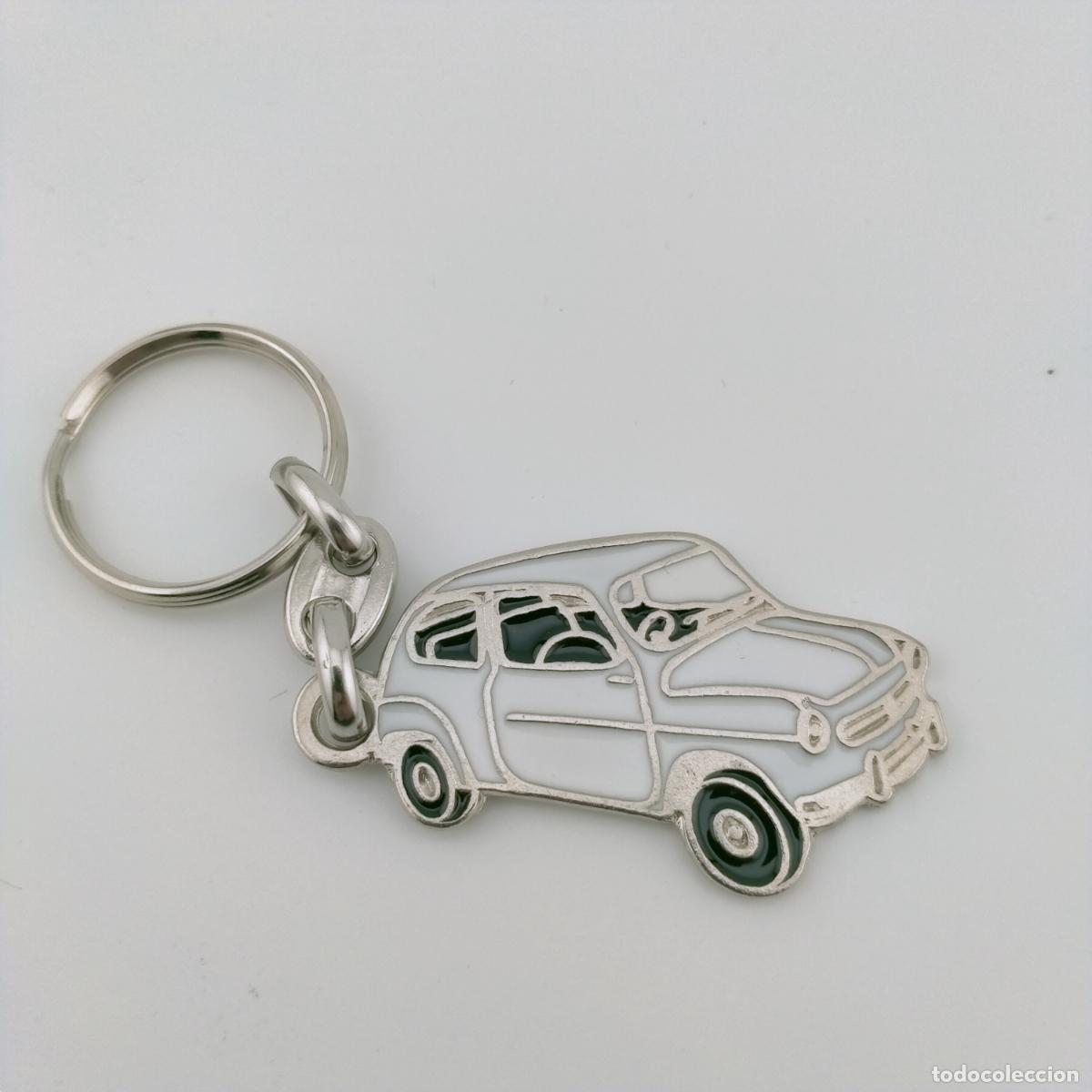 Coleccionismo de llaveros: llavero seat 600 blanco - Foto 1