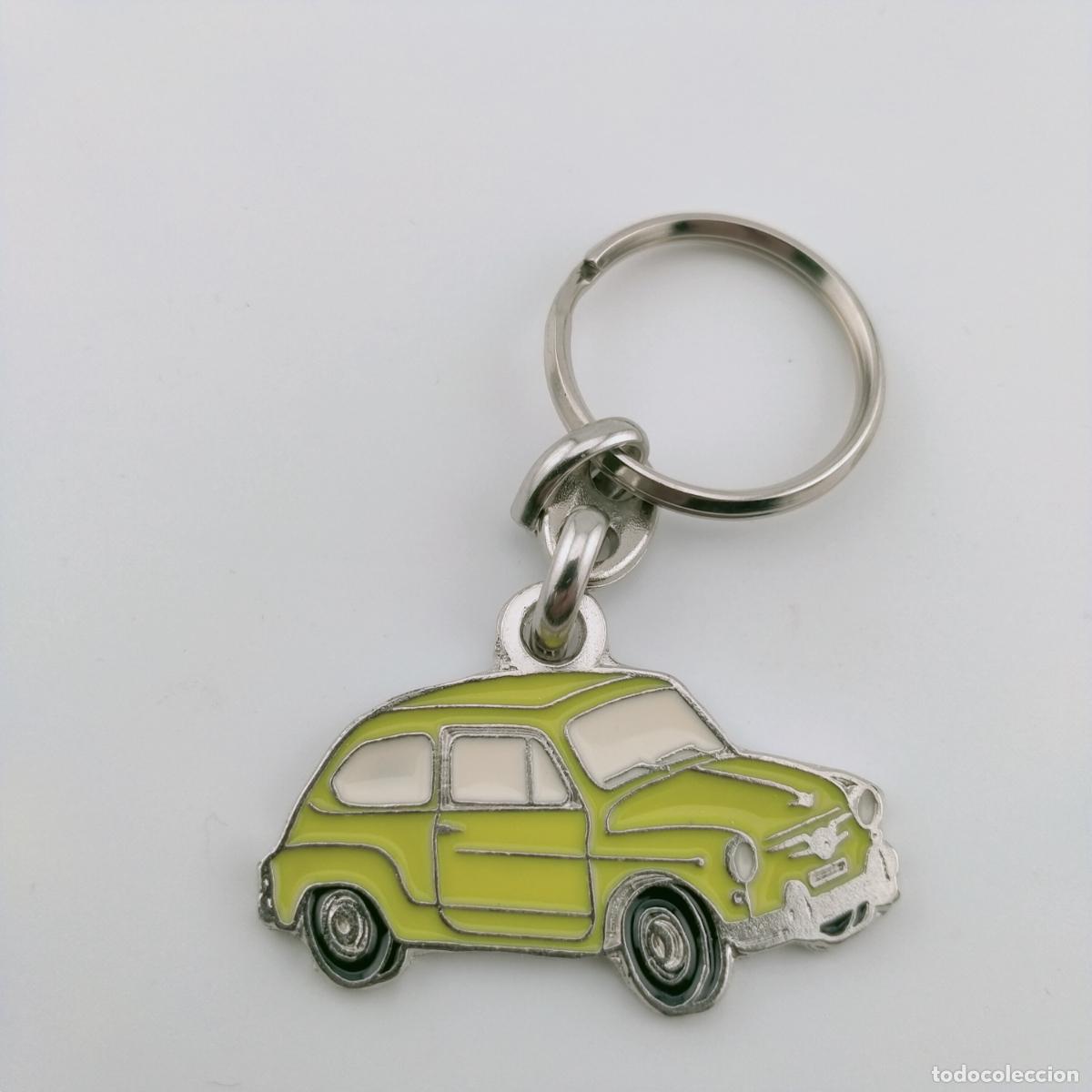 Coleccionismo de llaveros: llavero seat 600 amarillo - Foto 1