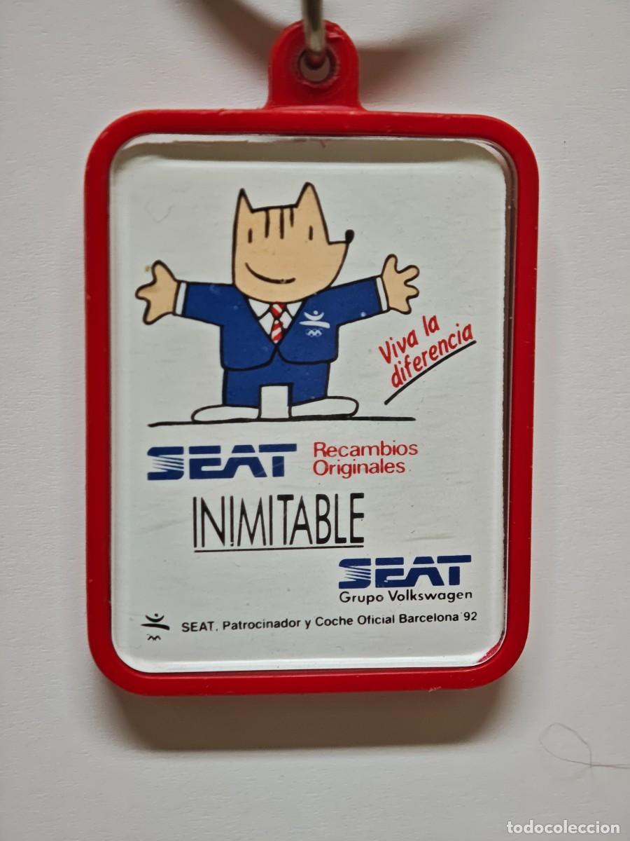 Coleccionismo de llaveros: LLAVERO COCHE SEAT PATROCINADOR JUEGOS OLIMPICOS 92 COBI
