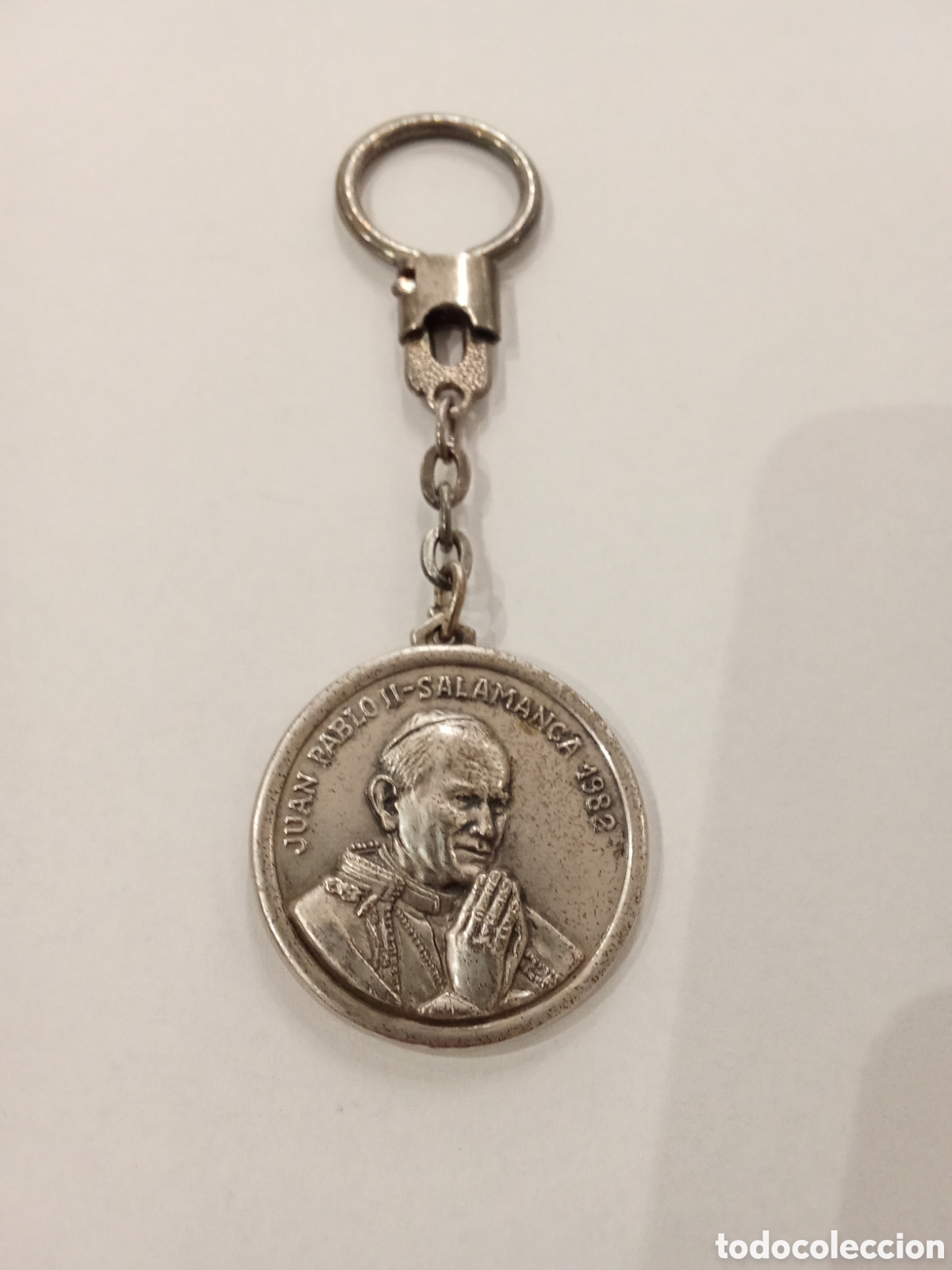 Coleccionismo de llaveros: Llavero Juan Pablo II Salamanca 1982 / IV Centenario Santa Teresa de Jesus Alba de Tormes