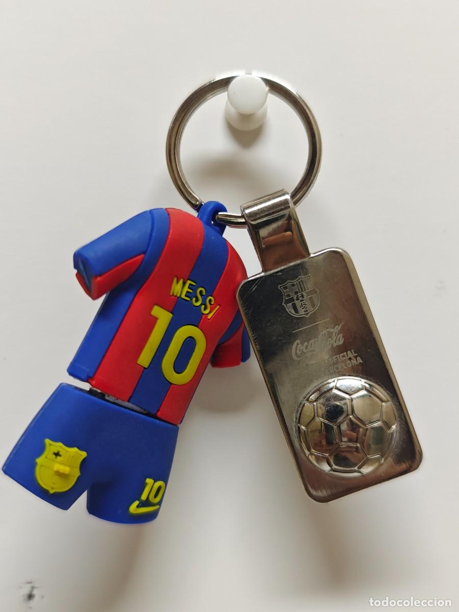 Coleccionismo de llaveros: LLAVERO COCA COLA CON CAMISETA PEN DE MESSI