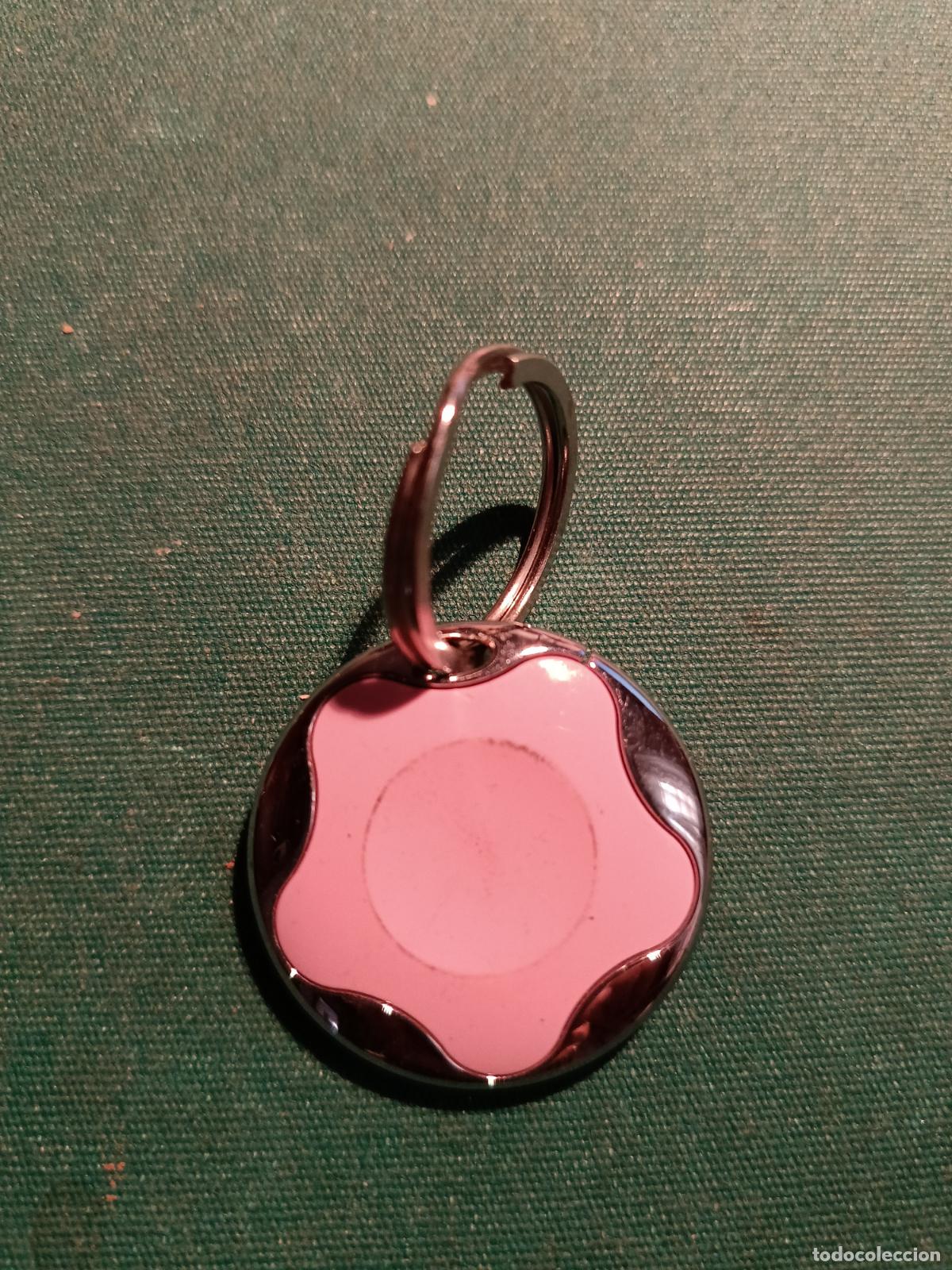 Coleccionismo de llaveros: LLAVERO CON IMAN COLOR ROSA - Foto 2