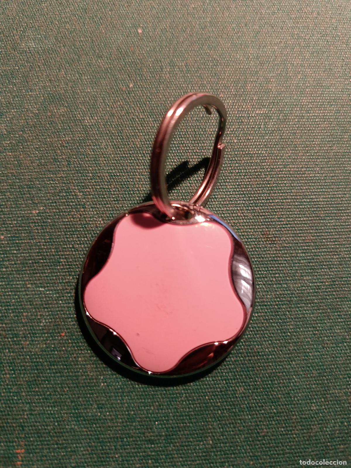 Coleccionismo de llaveros: LLAVERO CON IMAN COLOR ROSA