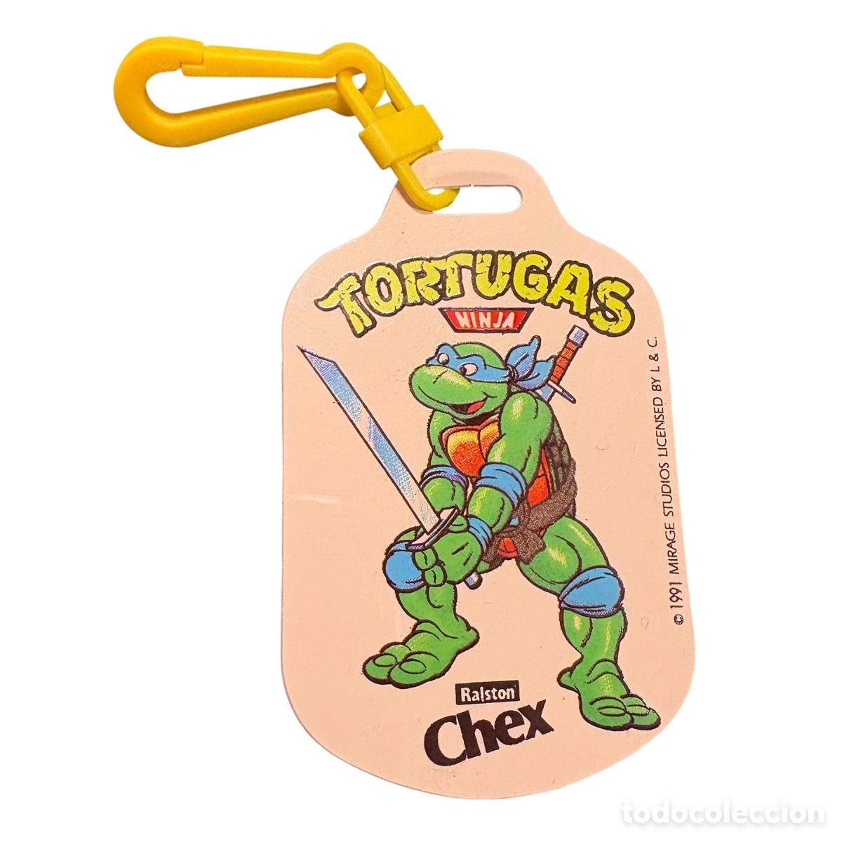 Coleccionismo de llaveros: Llavero tortugas ninja de 1991 cereales chex