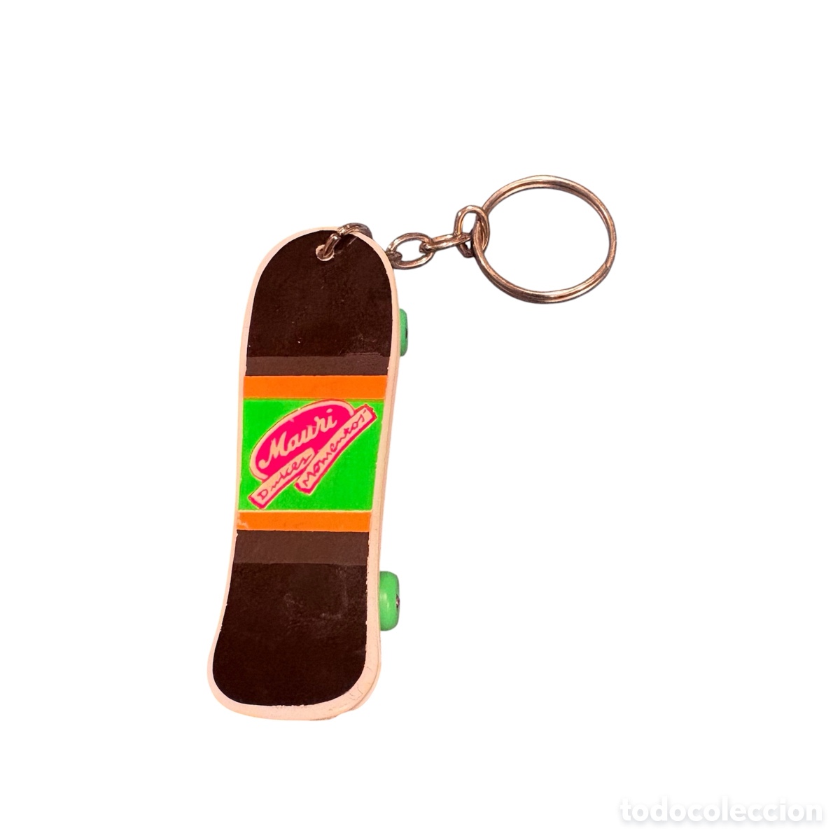 Coleccionismo de llaveros: Llavero a&ntilde;os 80-90 caramelos mauri monopatin skate skateboard bob marley dulces momentos