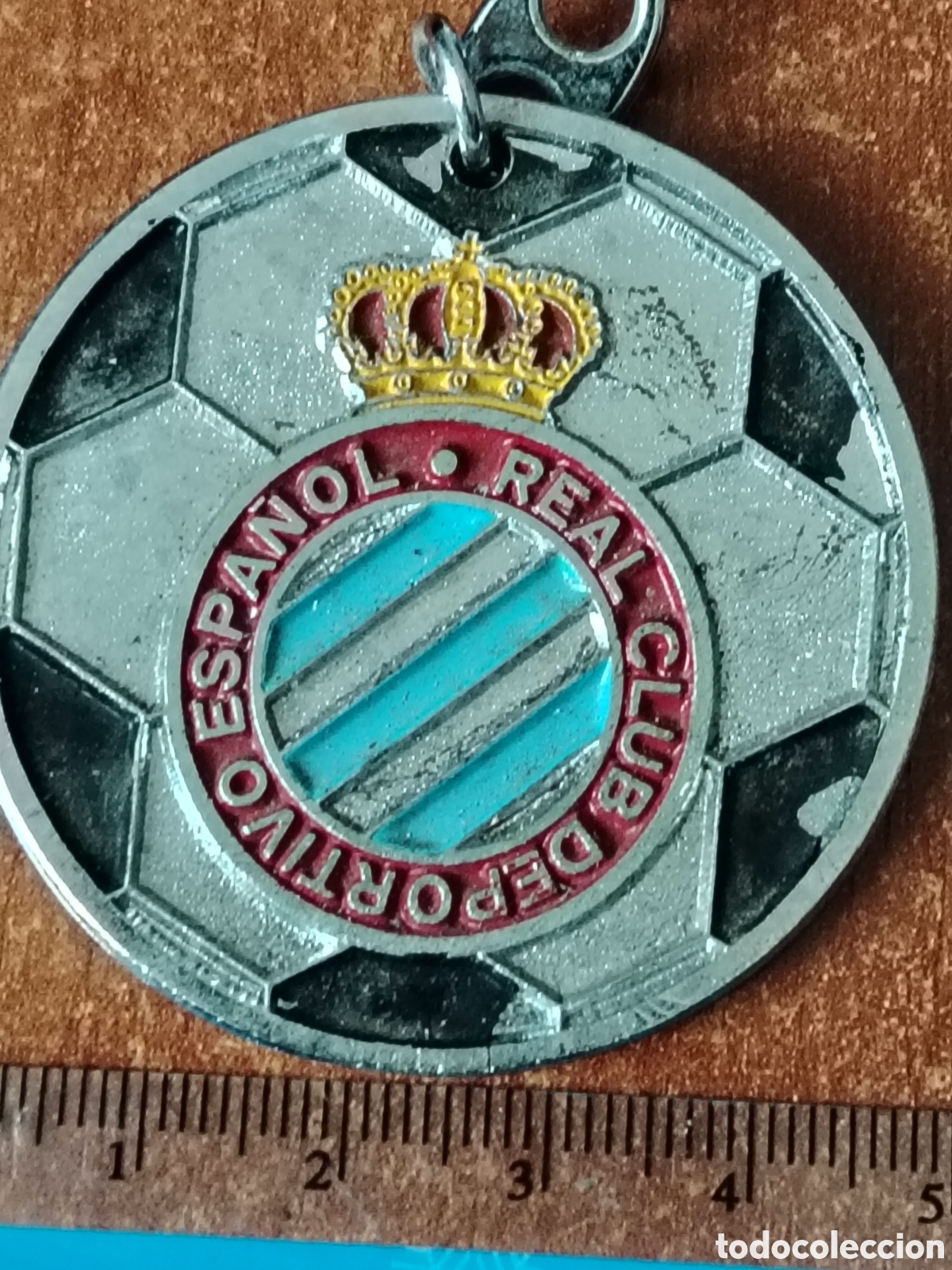 Coleccionismo de llaveros: Llavero antiguo del Real Club Deportivo Espa&ntilde;ol