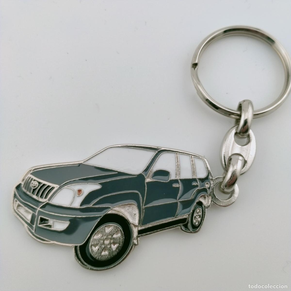 Coleccionismo de llaveros: Llavero Toyota land cruiser gris oscuro