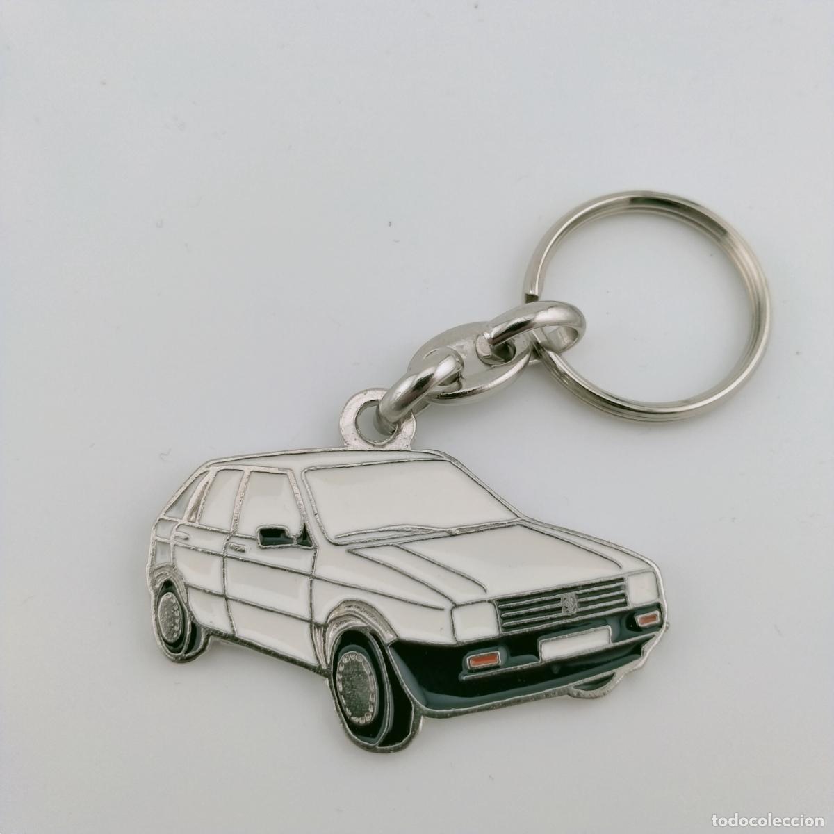 Coleccionismo de llaveros: llavero seat ibiza blanco