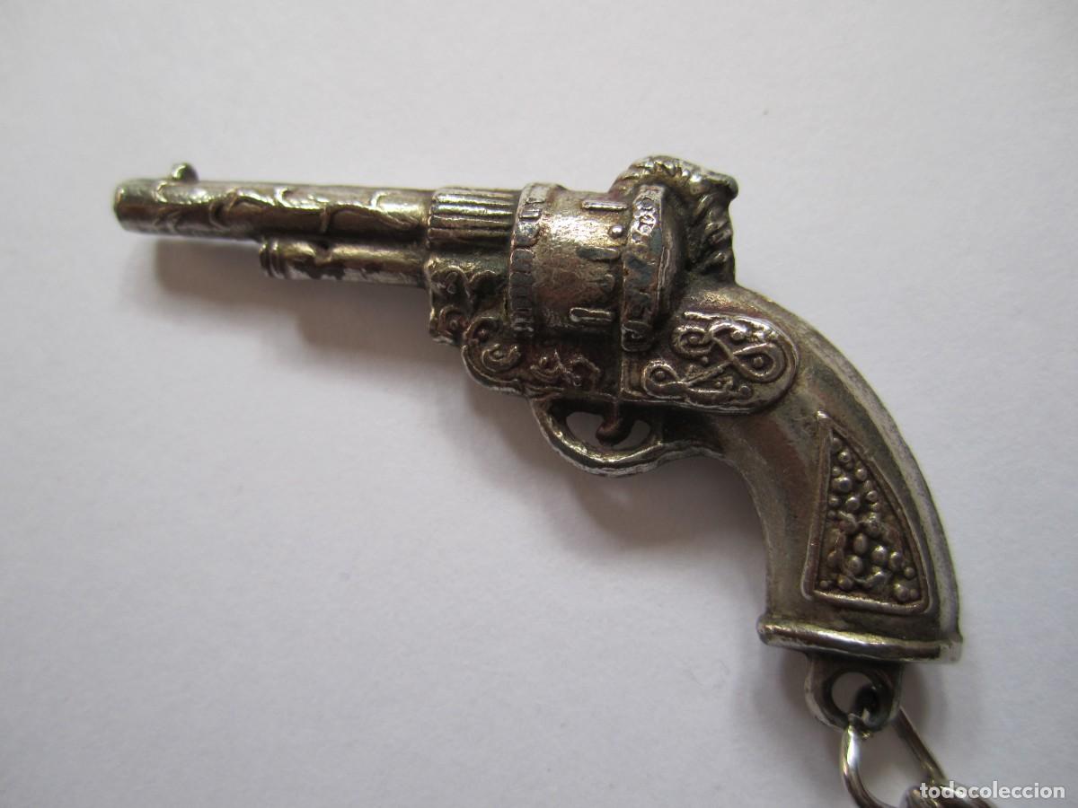 Coleccionismo de llaveros: llavero pistola revolver